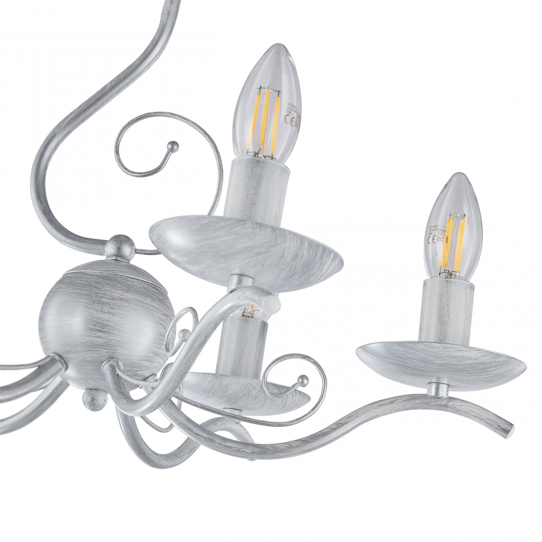 подвесная люстра arte milano amalfi 339934/5 wt+sl