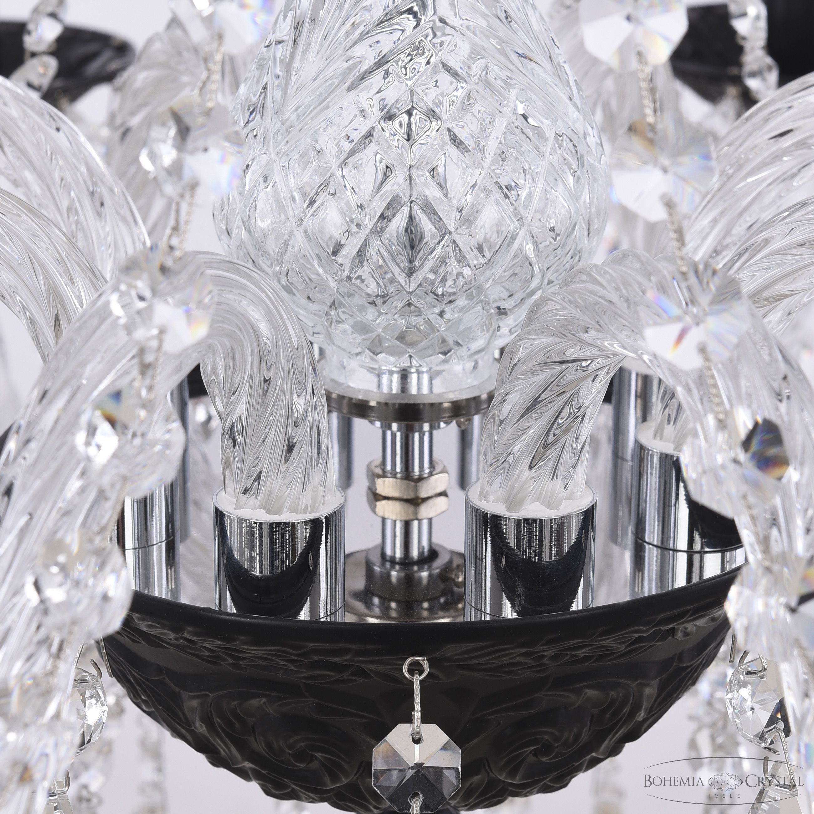 подвесная люстра bohemia ivele crystal al16303/8/240 bm
