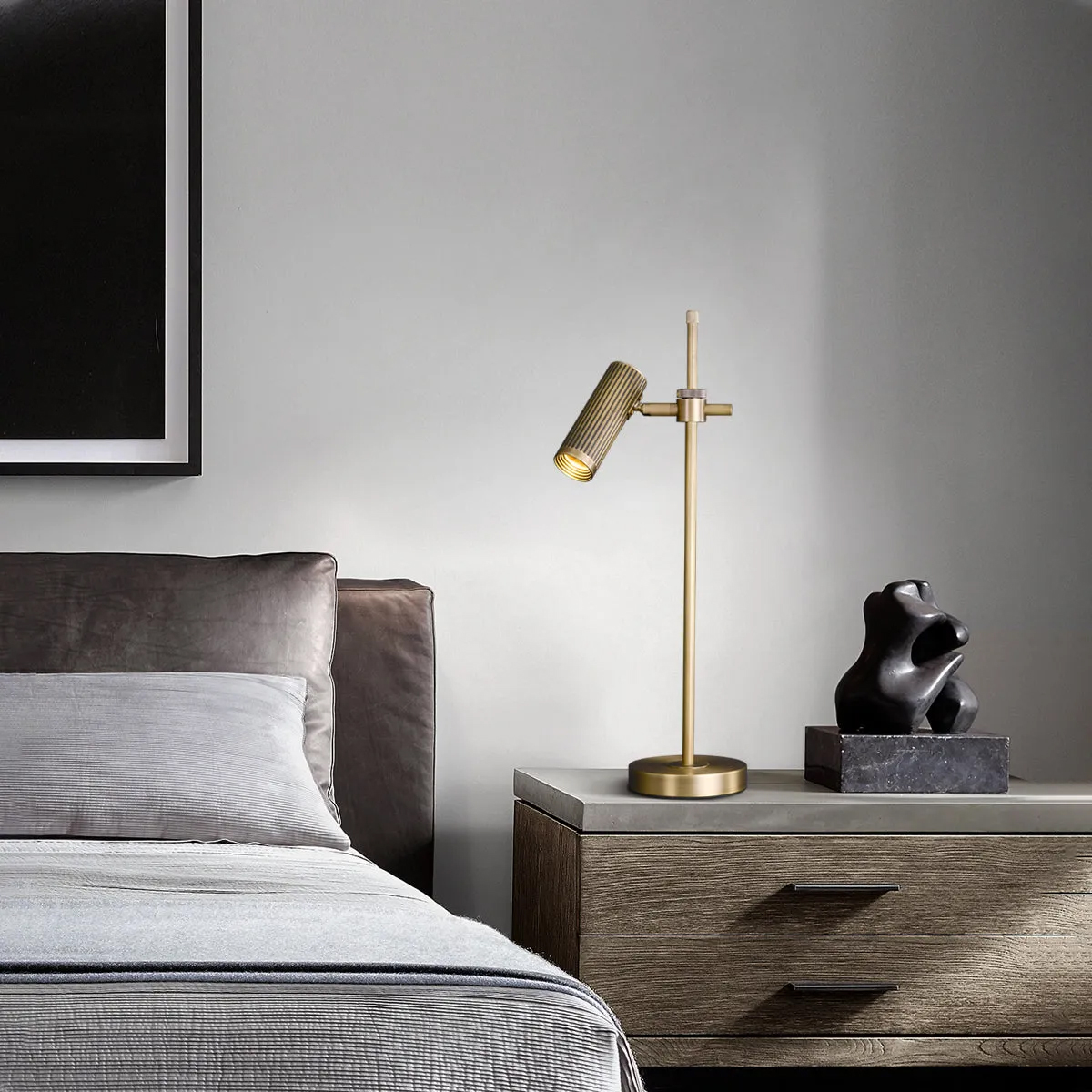 настольная лампа delight collection table lamp mt8906-1t antique brass