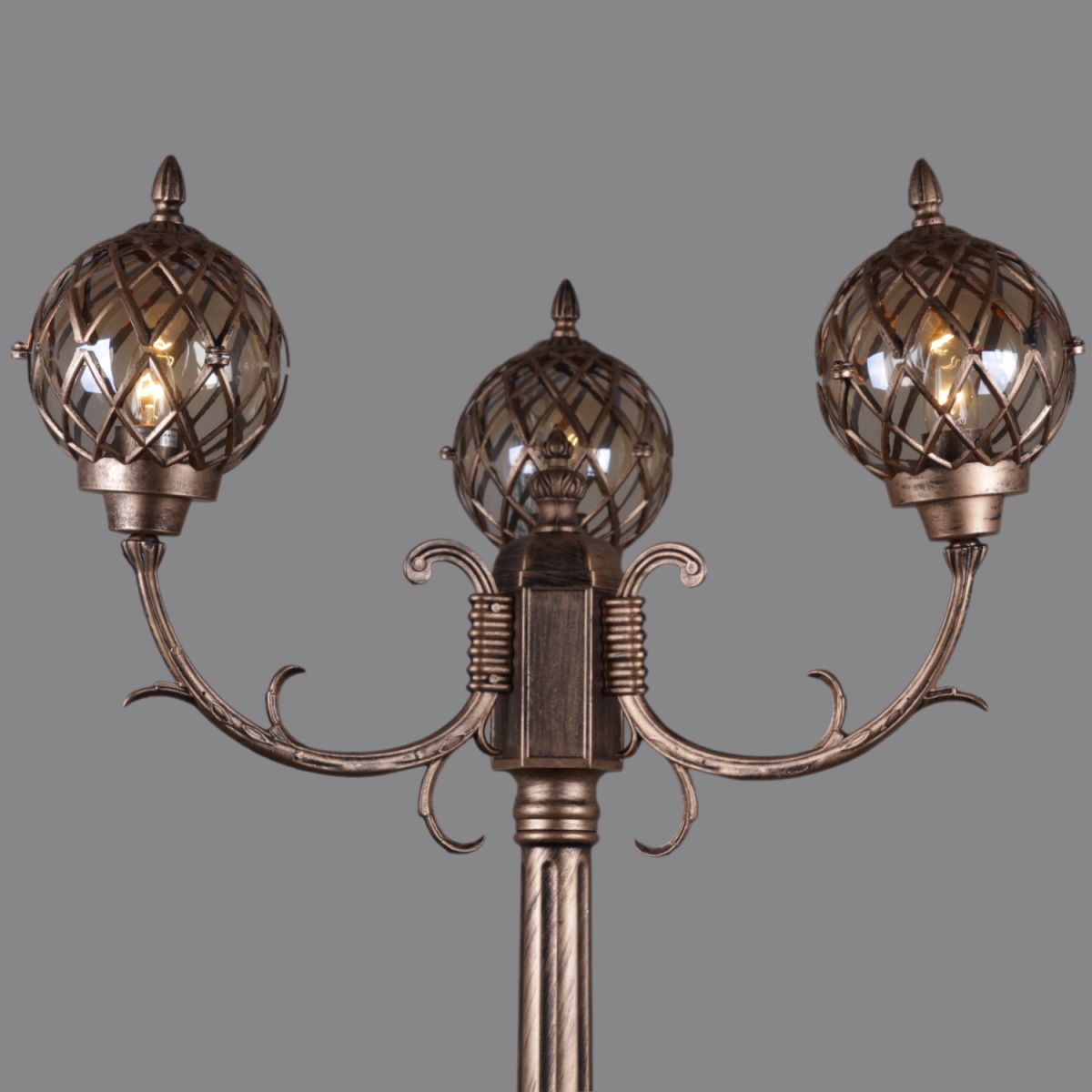 парковый светильник reluce 09018-0.7-003sl 2.0m bkg