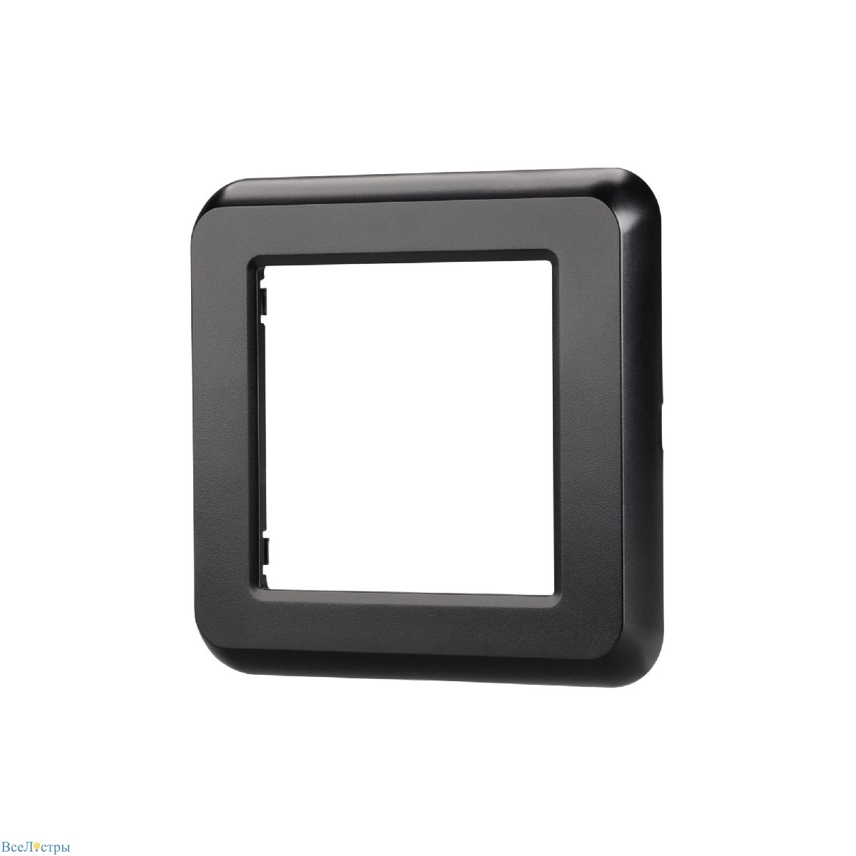 рамка одноместная arlight frm-versa-pl-1-bk 043768