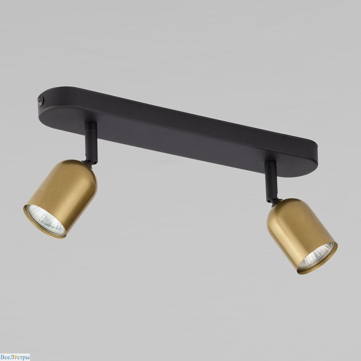 спот tk lighting 3303 top black gold