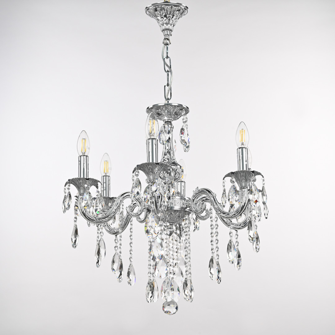 подвесная люстра bohemia ivele crystal al79101/6/175 b nw