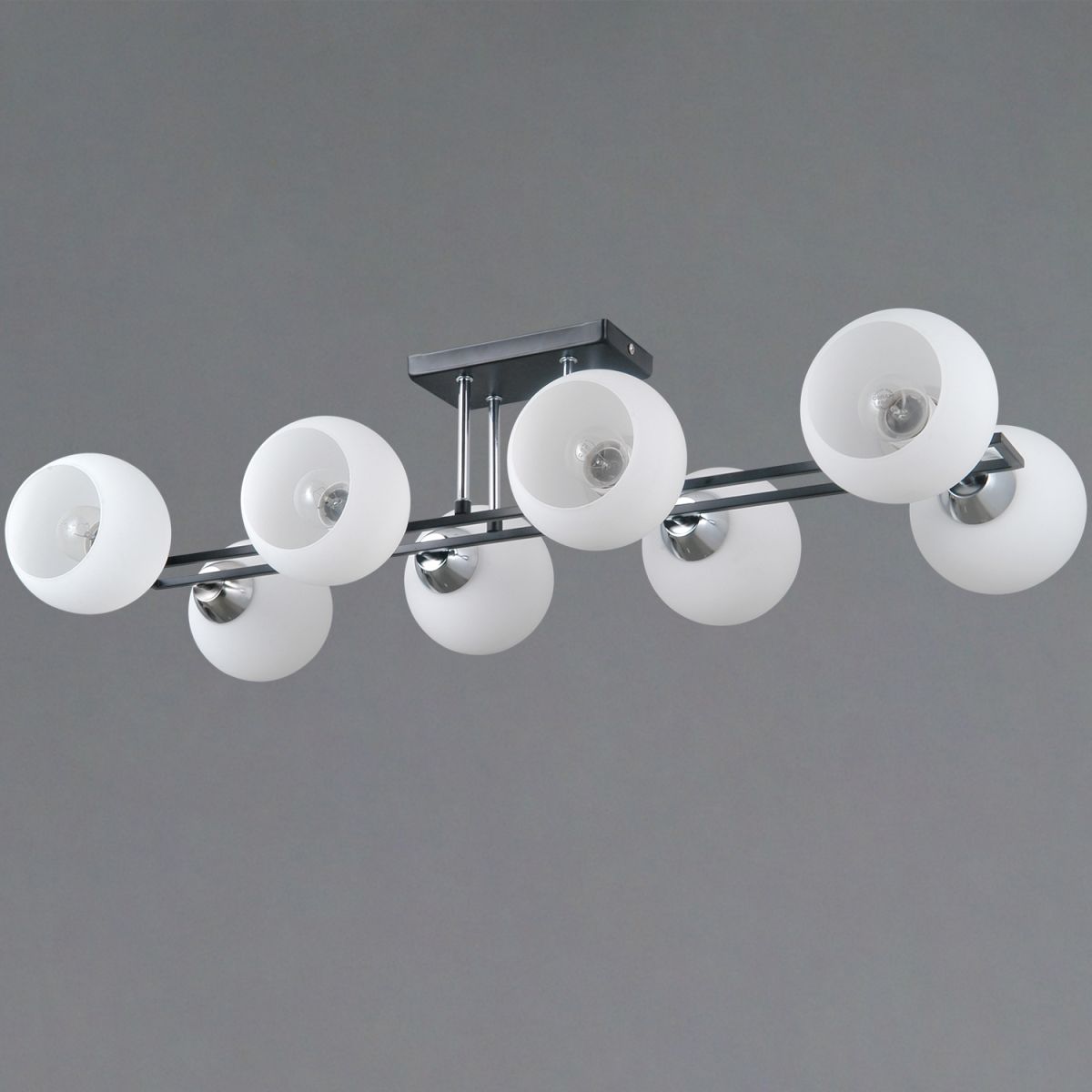 потолочная люстра illumico il0791-8csq-25 bk cr trento