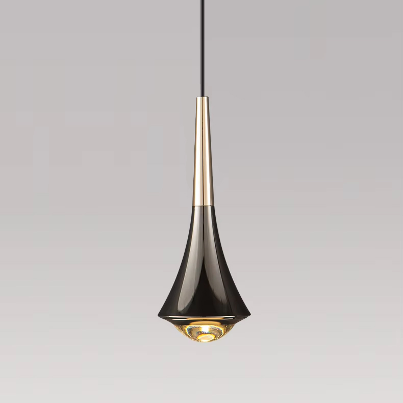 подвесной светильник delight collection 8969p/1 gold/black