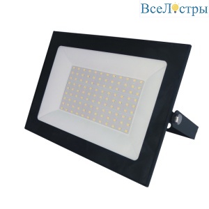 ULF-F21-100W/3000K IP65 200-250В BLACK