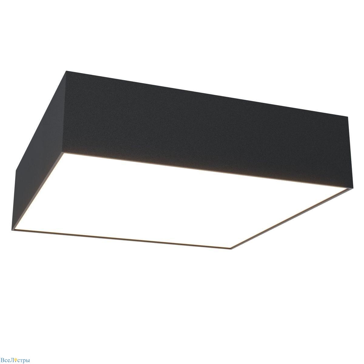 потолочный светодиодный светильник maytoni technical zon c067cl-l27b3k