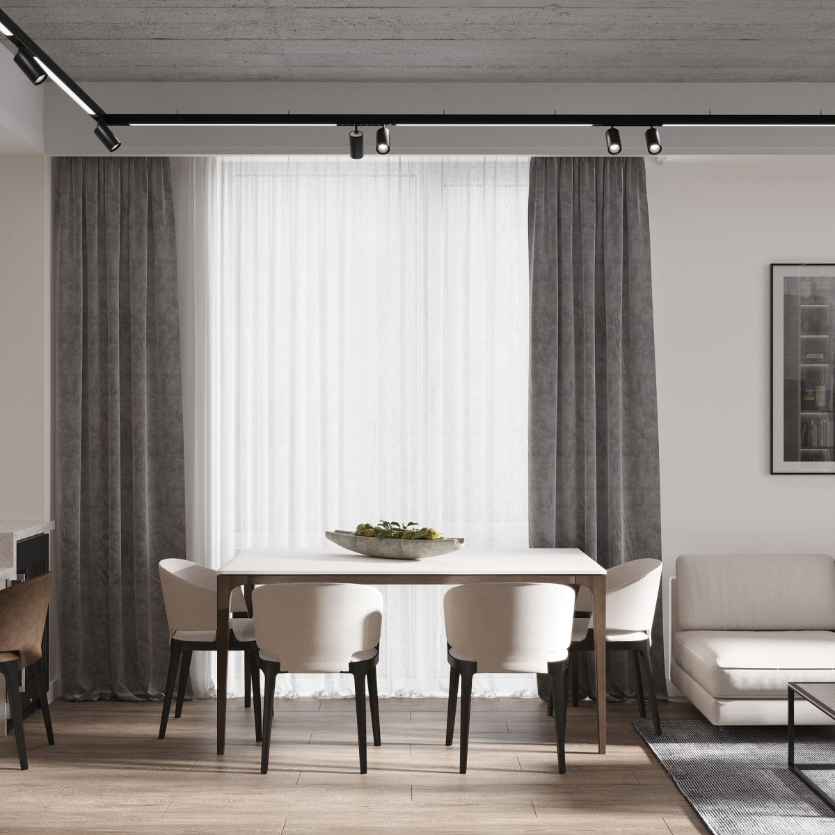 шинопровод магнитный накладной hesby lighting eldeko hsbl_0052