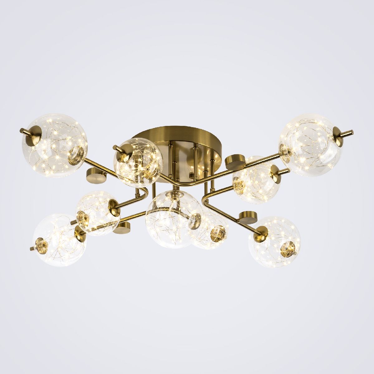 потолочная люстра modelux ml.6090.9