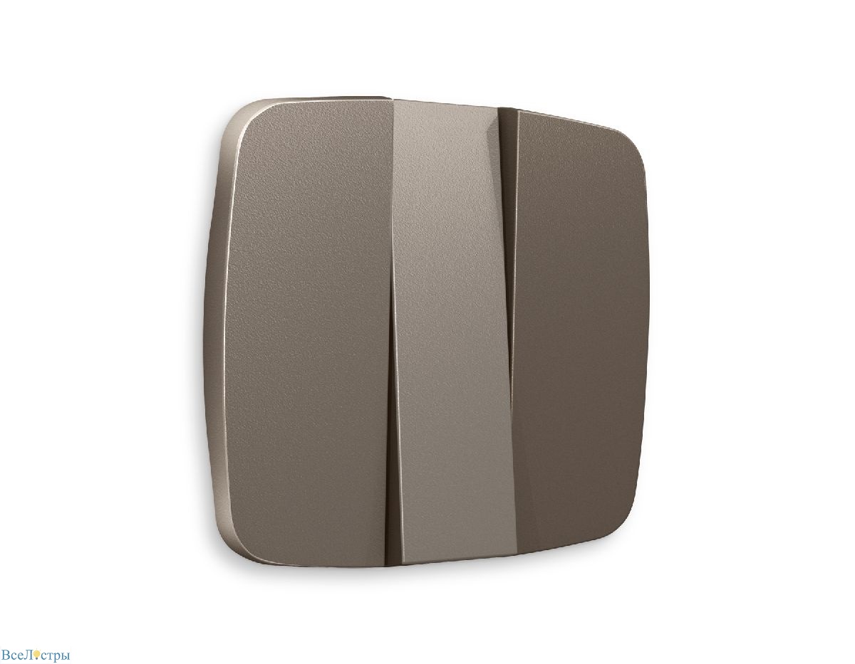 лицевая панель для выключателя трехклавишного ambrella volt omega op6350