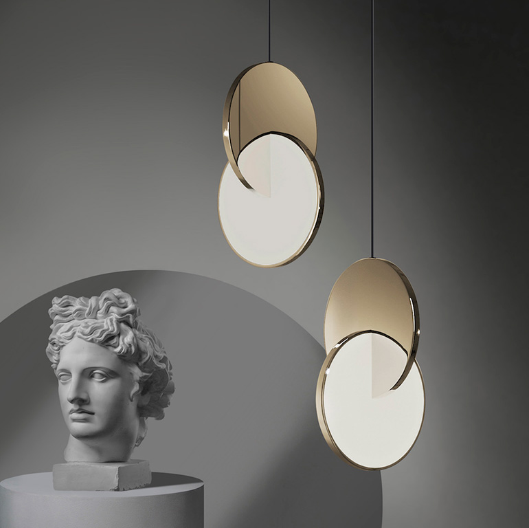 подвесной светильник delight collection eclipse 10305p gold