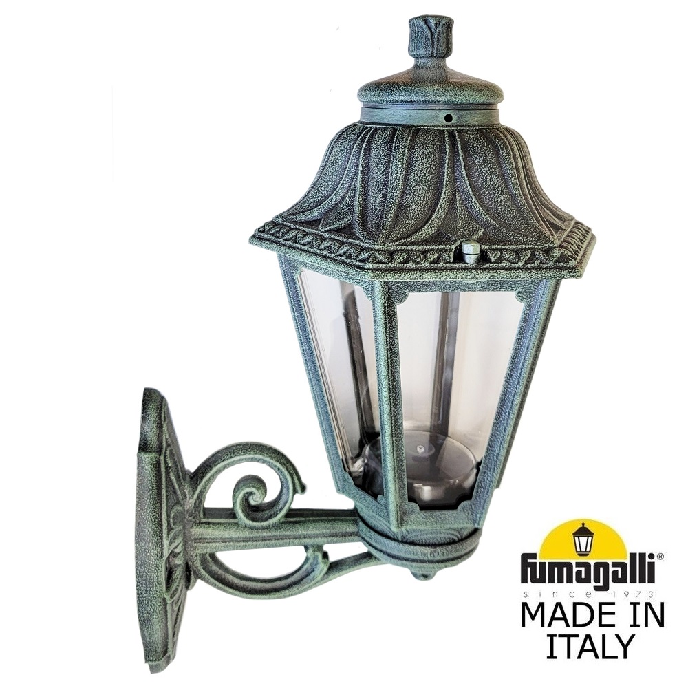 уличный настенный светильник fumagalli bisso/anna e22.131.000.vxe27