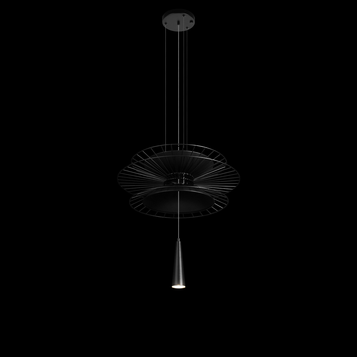 подвесная люстра loft it star 10141b/400 black