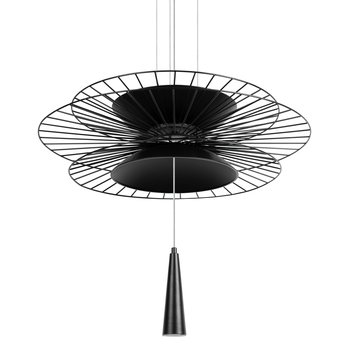 подвесная люстра loft it star 10141b/600 black