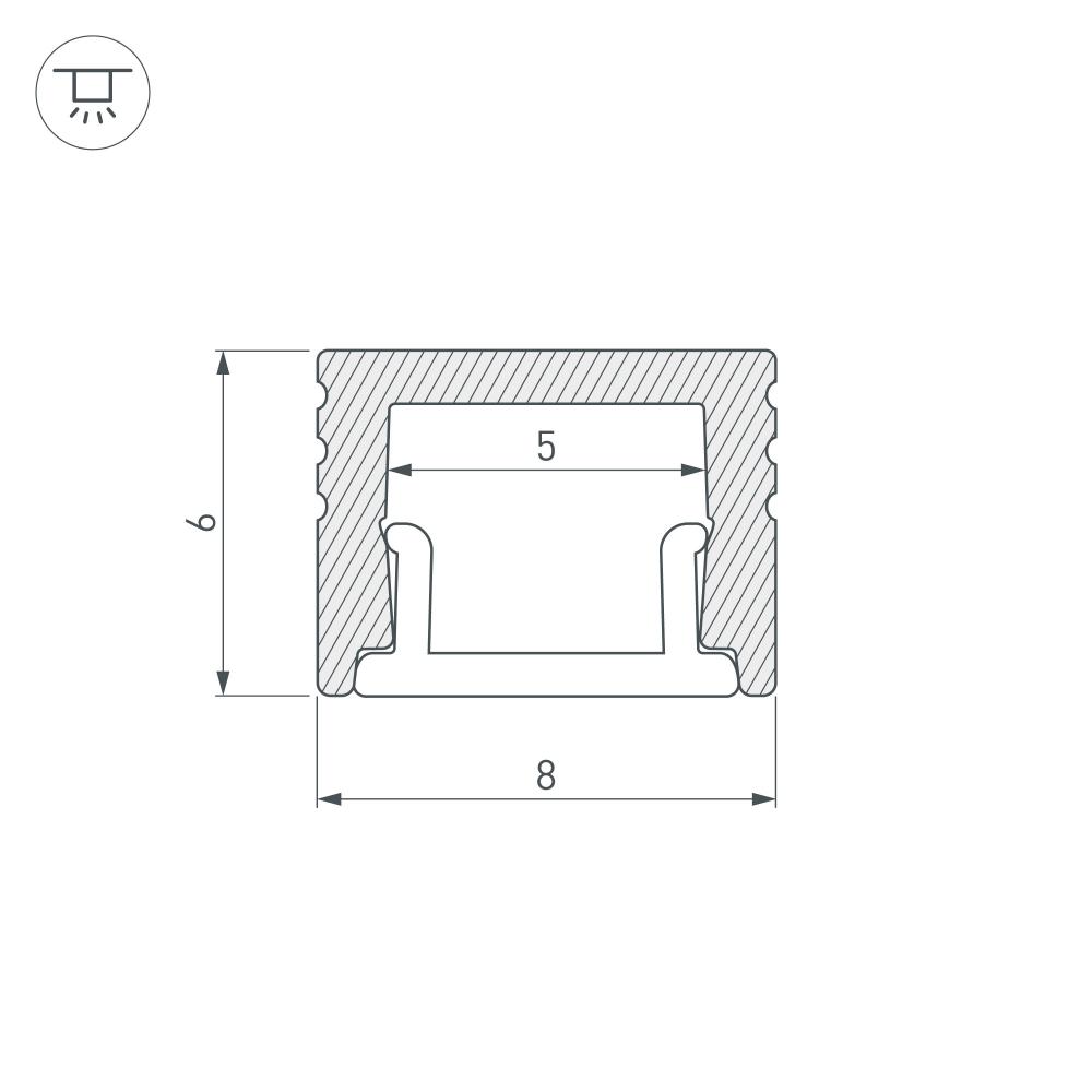 профиль arlight sl-mini 030522