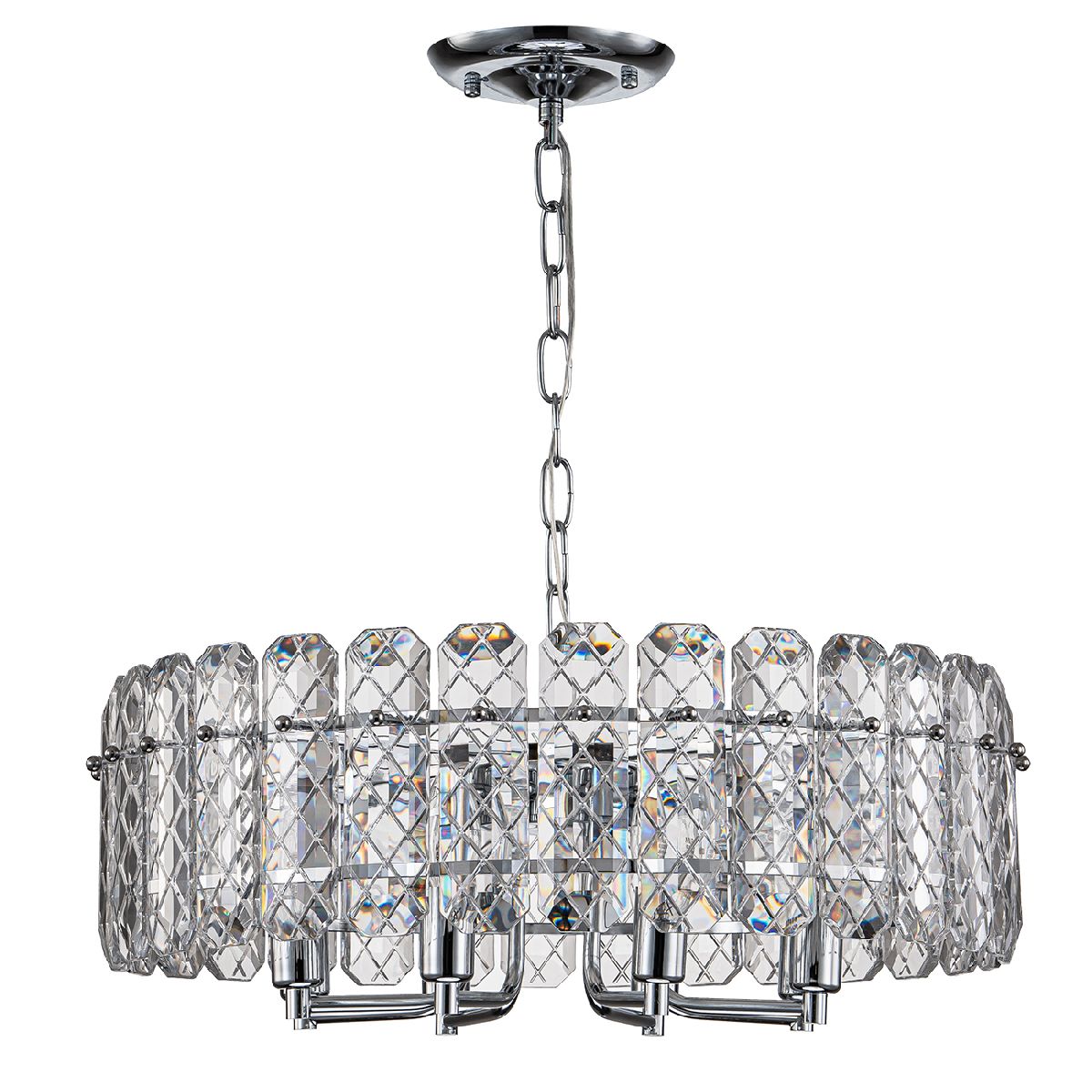 подвесная люстра escada nerissa 2115/8s chrome