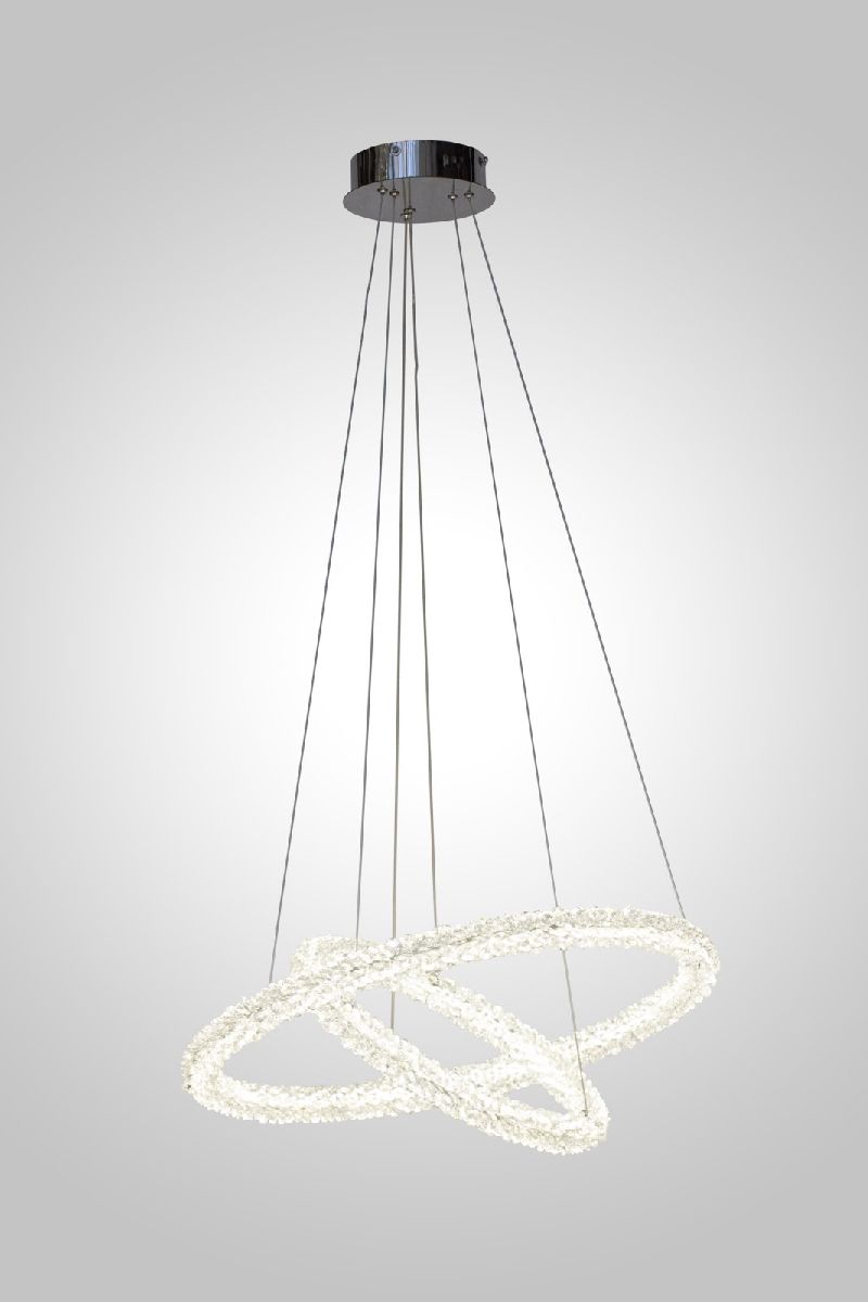 подвесная люстра am group ovale ch d600+400