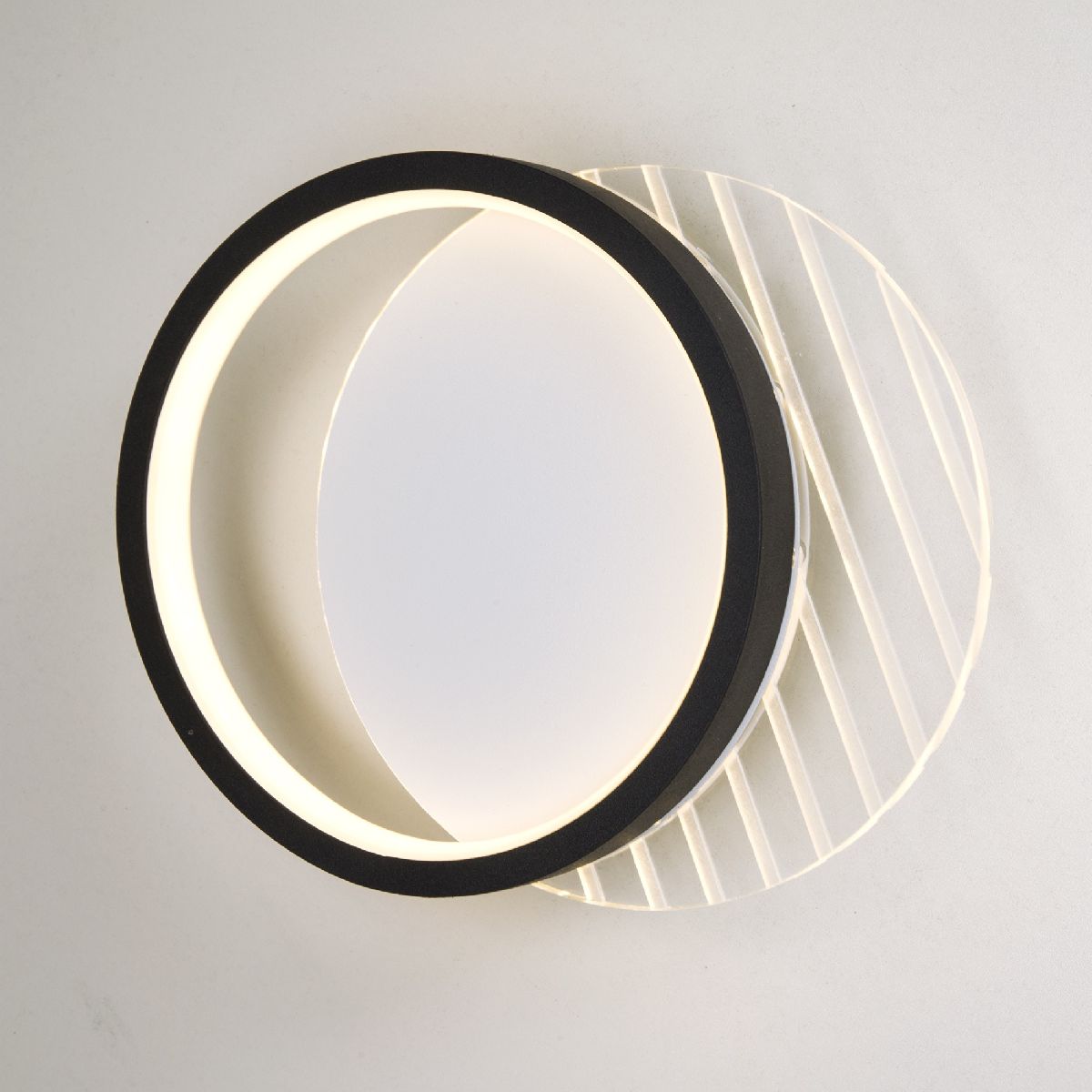 настенный светильник led4u l7320-2 bk