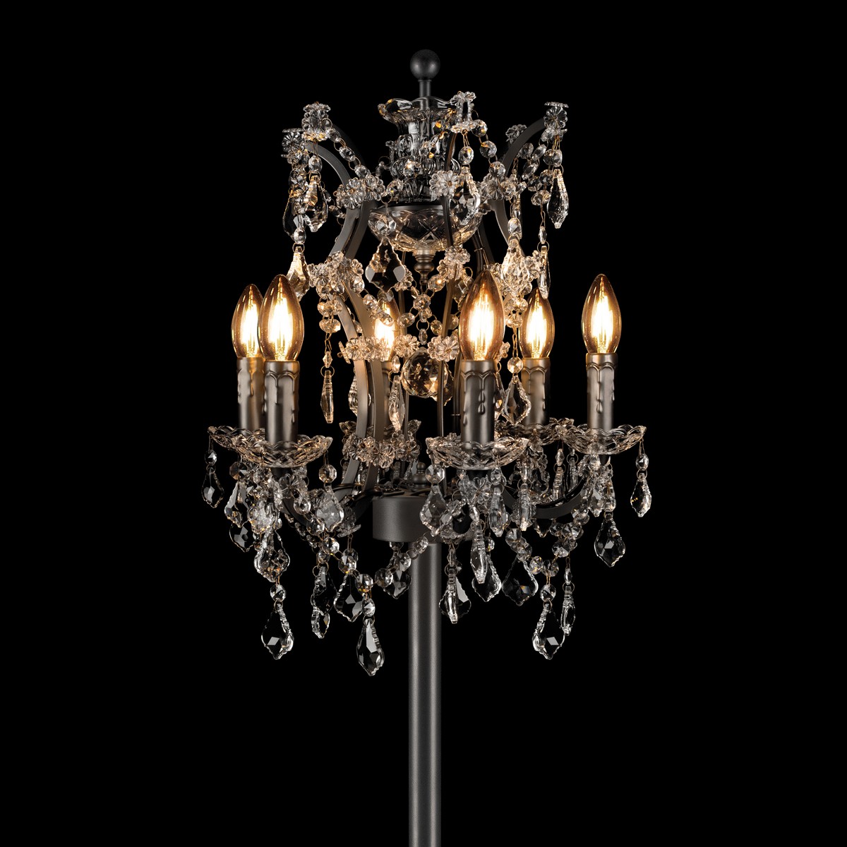 торшер loft it vaille crystal 10450f