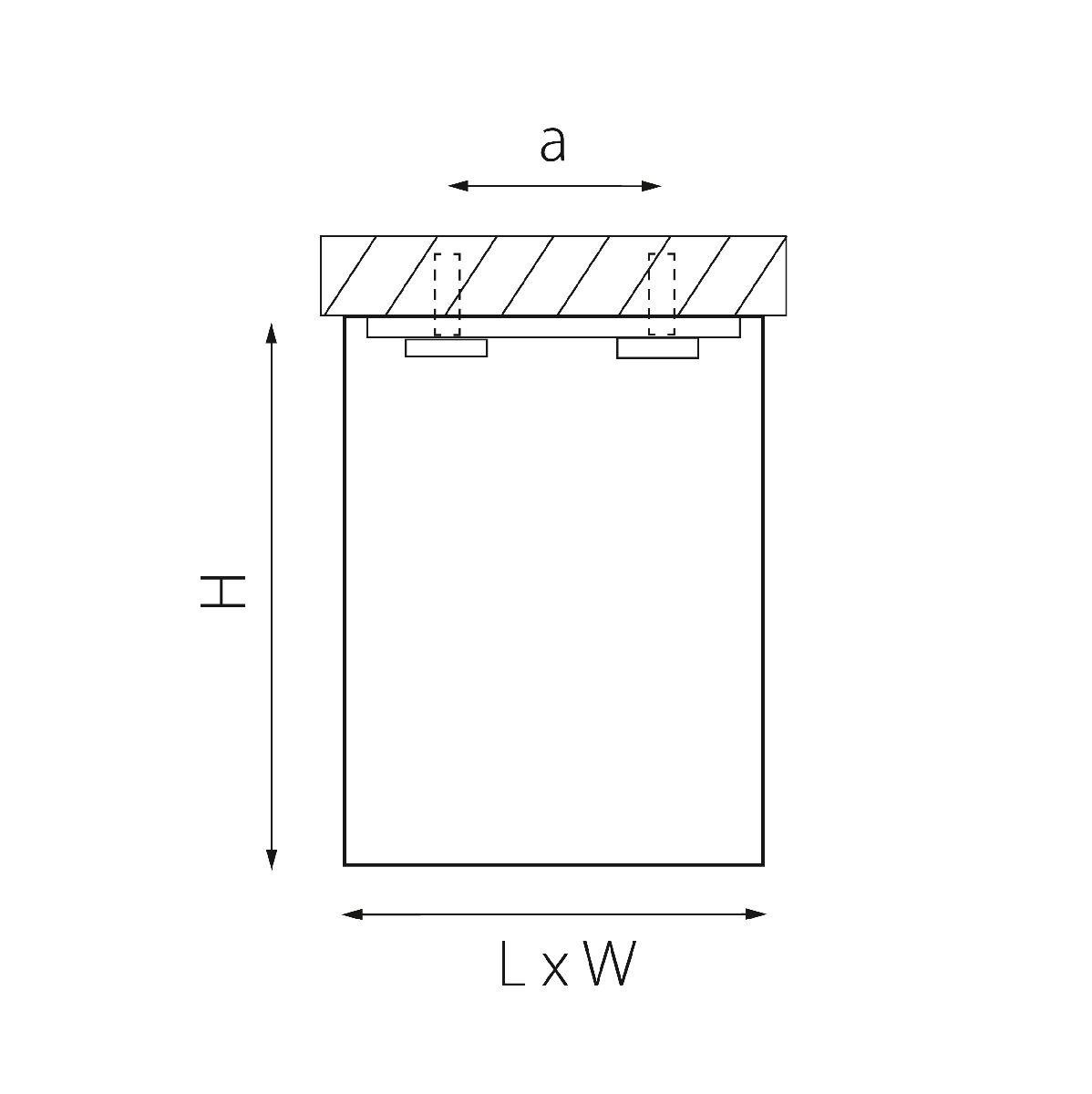 рамка для светильника lightstar rullo 213336