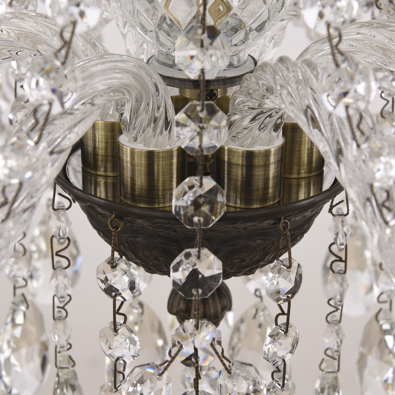 подвесная люстра bohemia ivele crystal al16313/6/165 pd