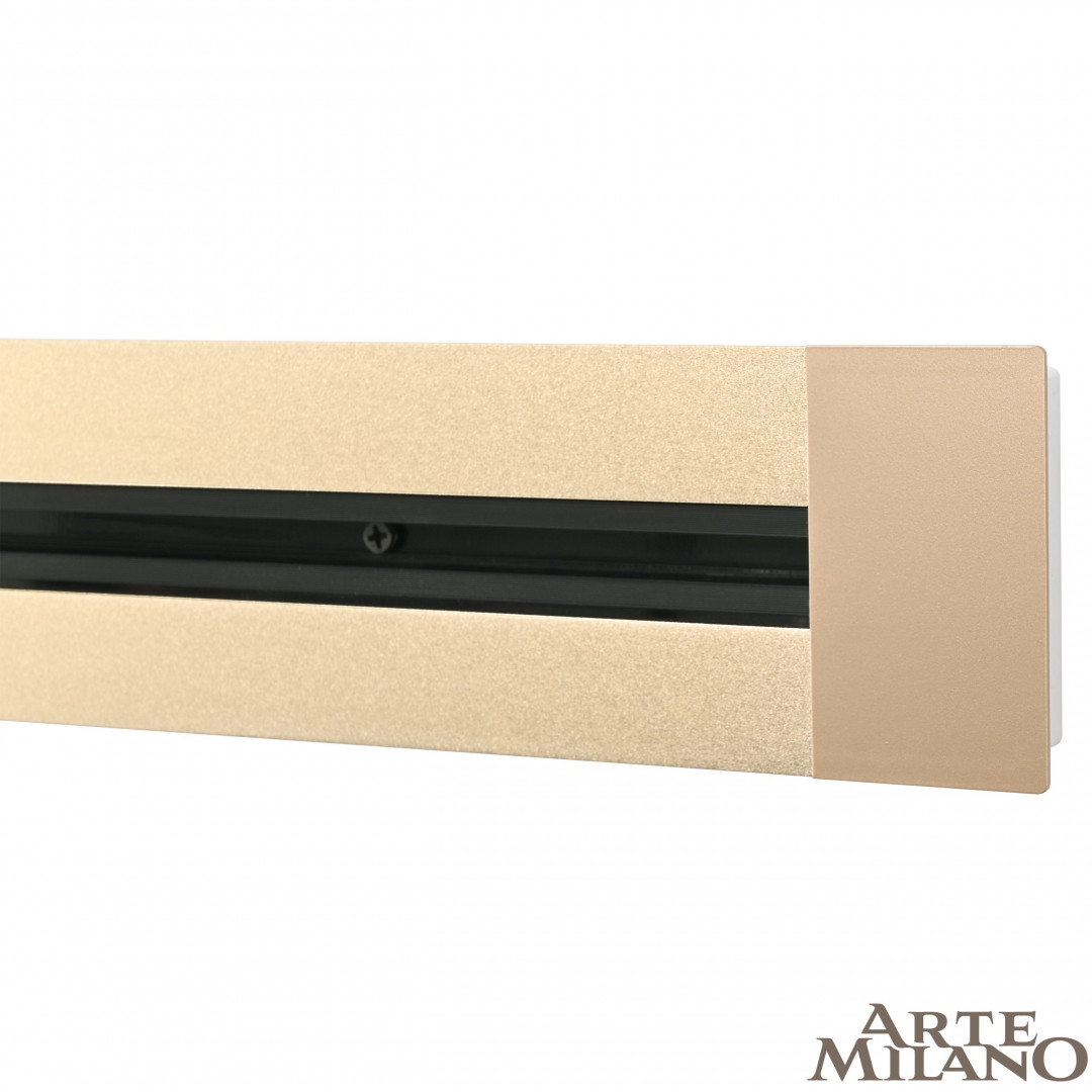 встраиваемый шинопровод arte milano am-track-sockets 382301tb/100 gold