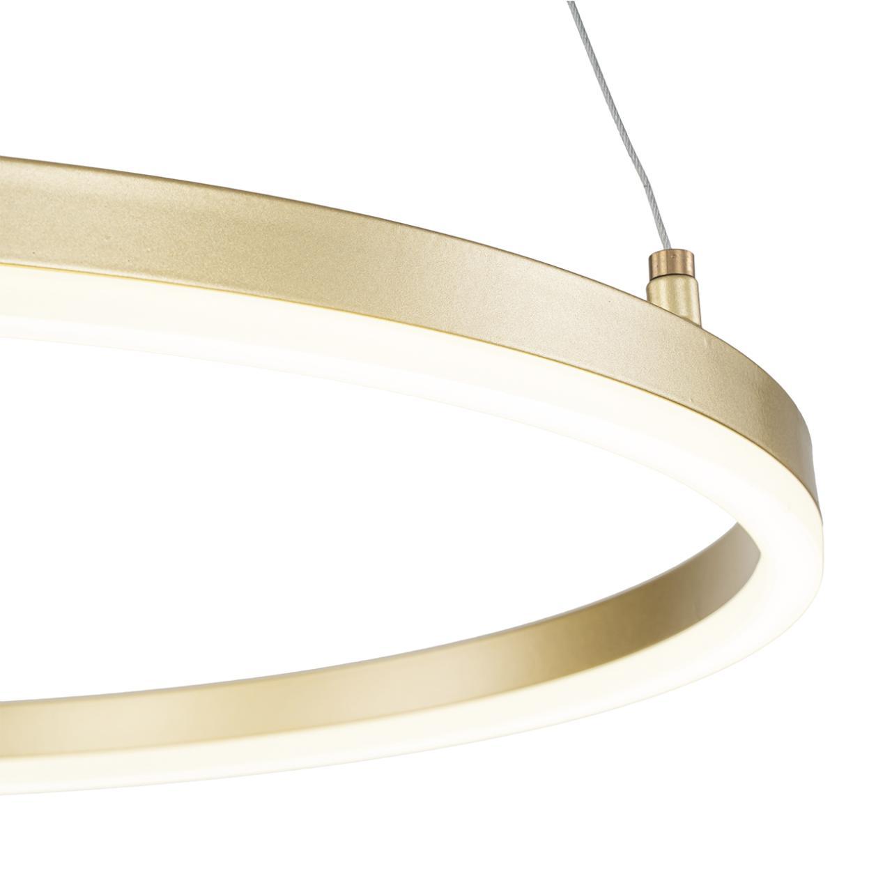 подвесной светодиодный светильник escada void 10254/1led gold app