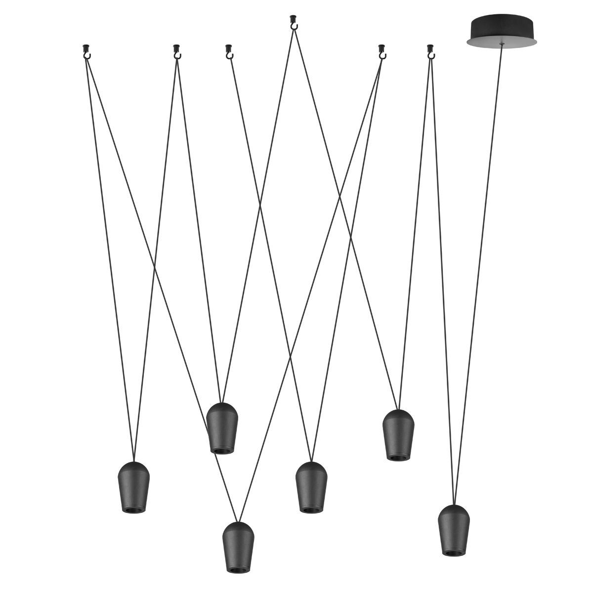 подвесной светодиодный светильник loft it blackout 10357/6