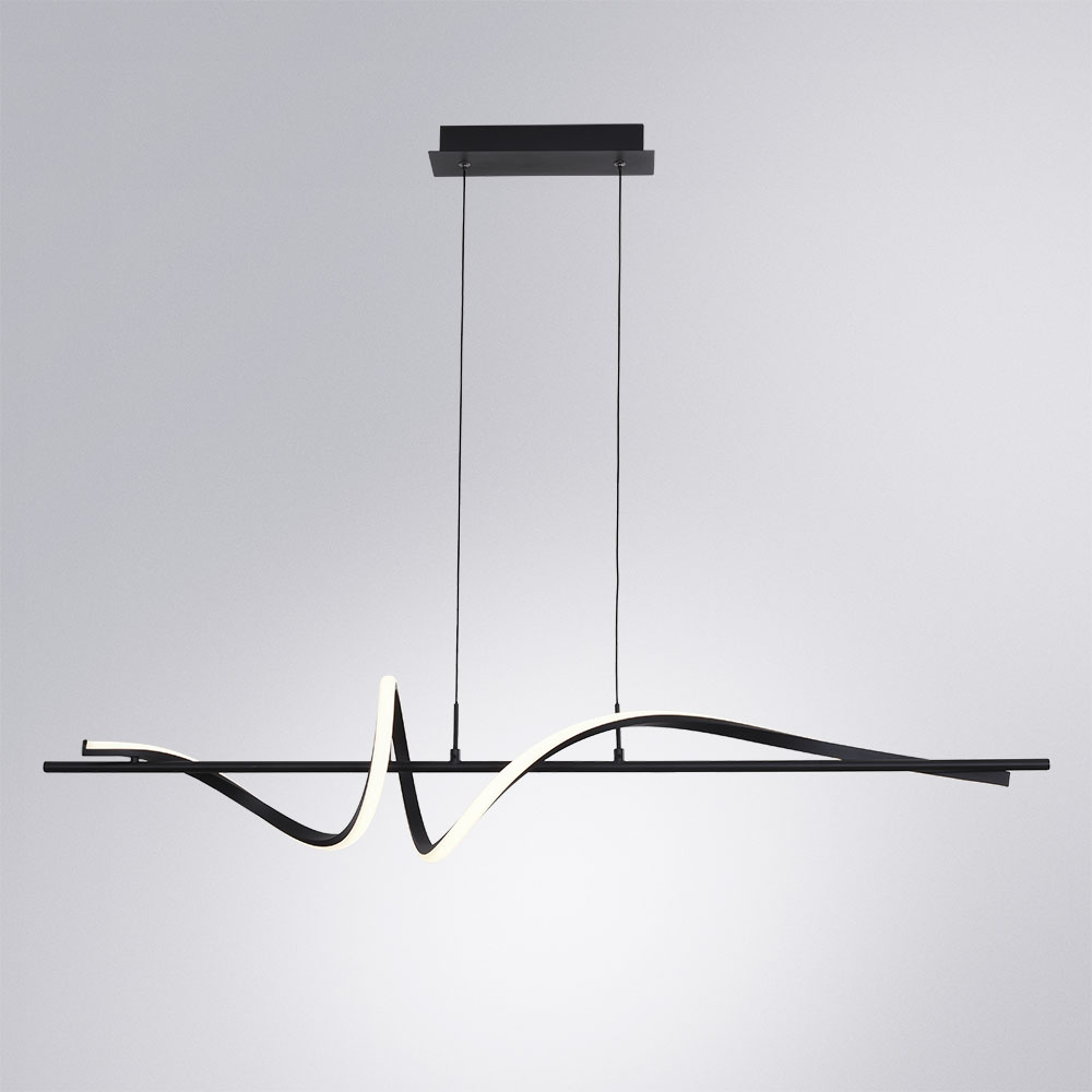 подвесная люстра arte lamp twisted a4587sp-30bk