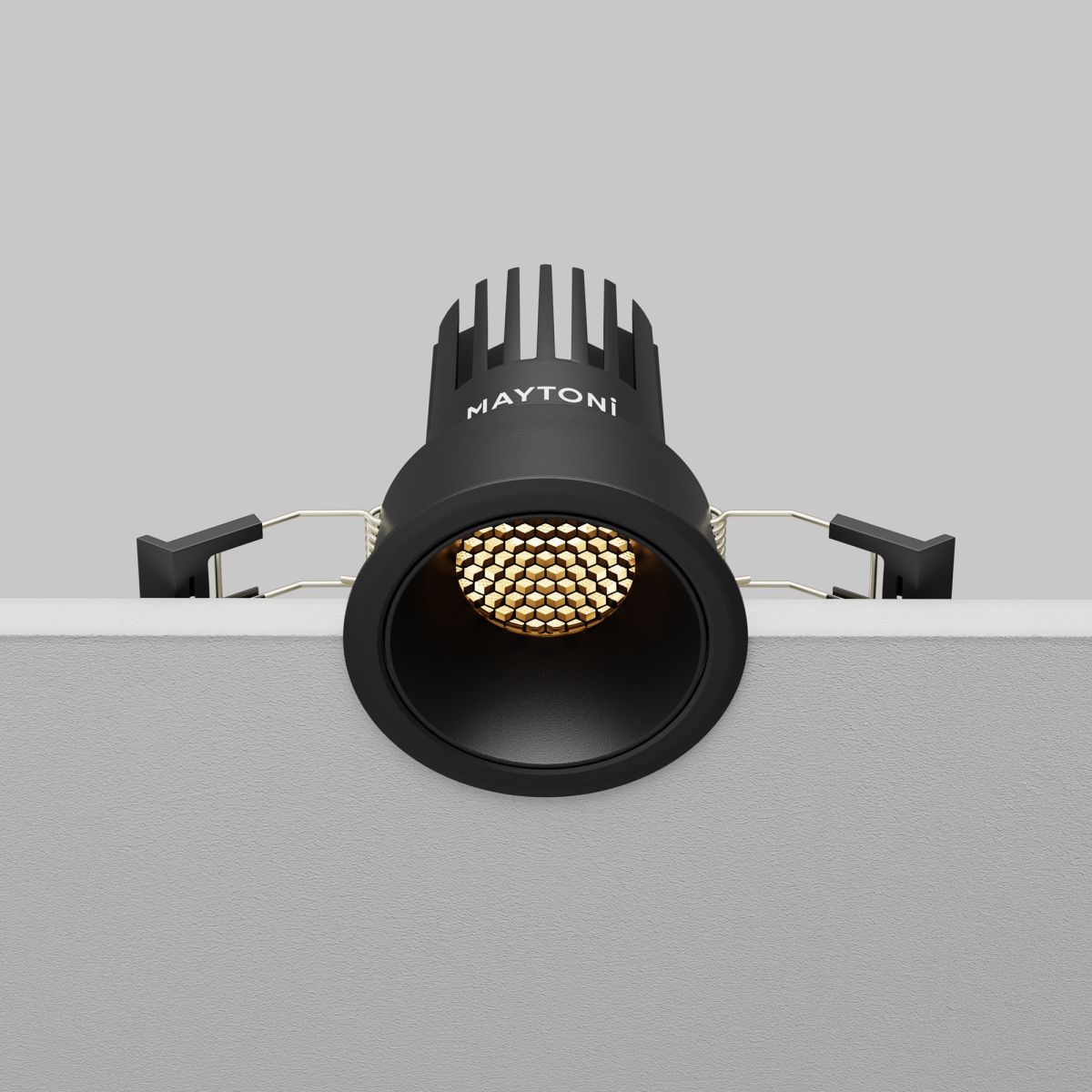 встраиваемый светильник maytoni dip dl115-10w-2.7k-b