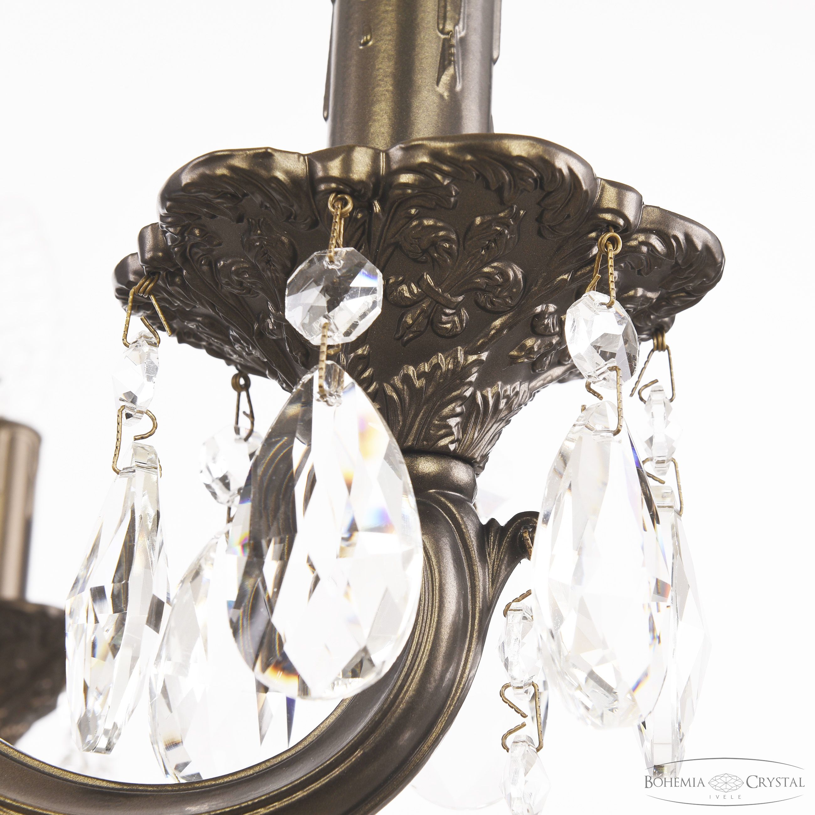 подвесная люстра bohemia ivele crystal al78101/5/175 b pd