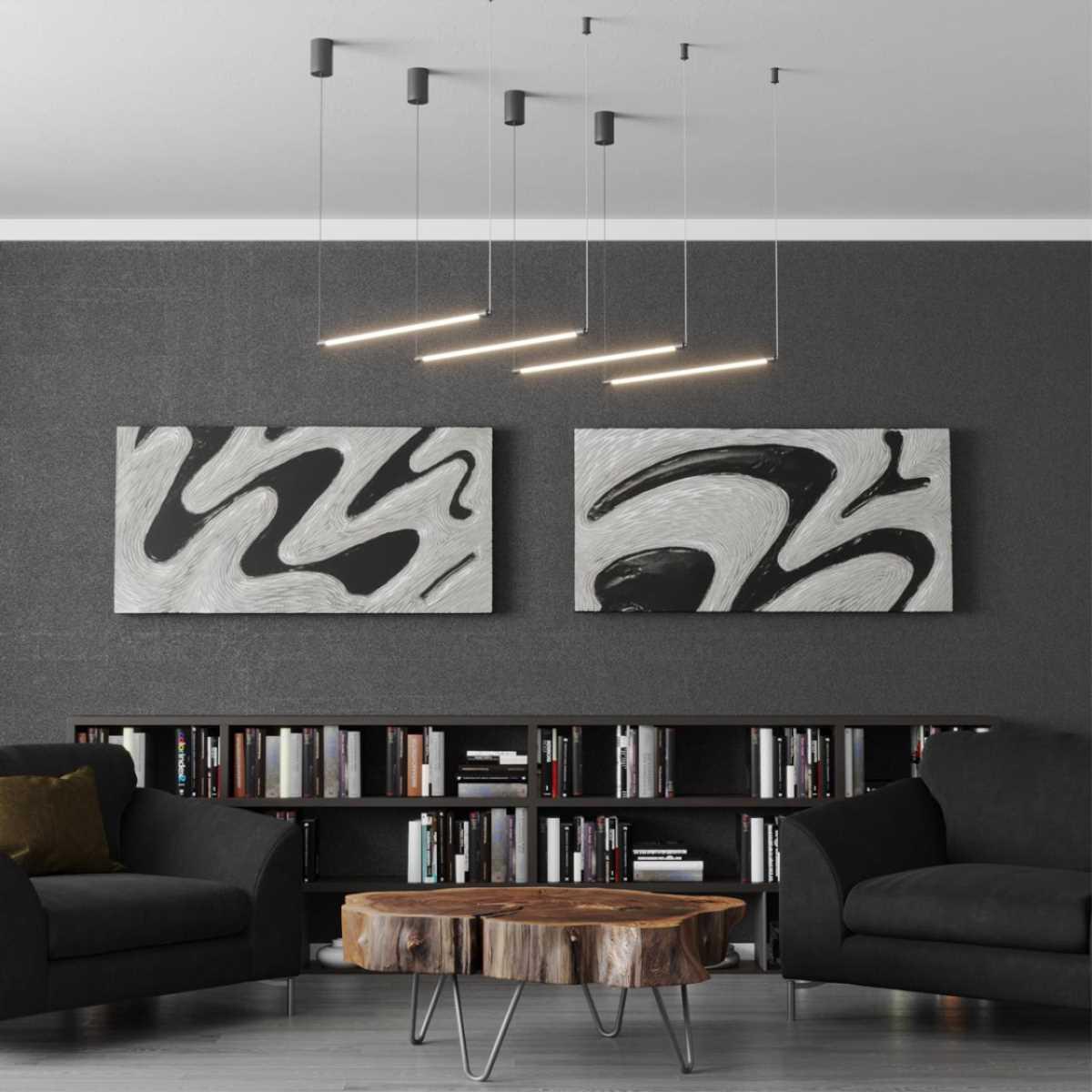 линейный светодиодный светильник novotech konst 359346
