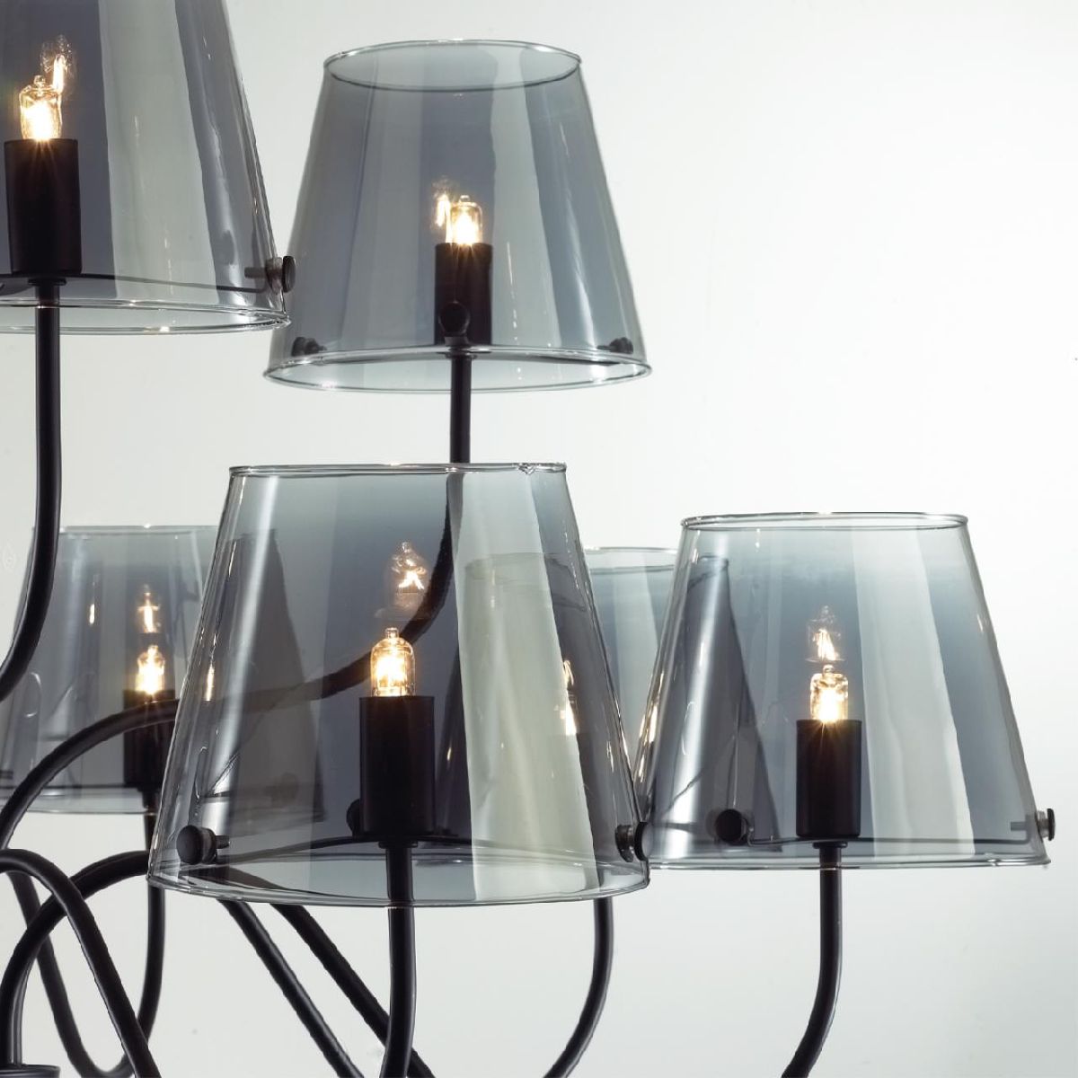 люстра на штанге lumion smoky 6570/12c
