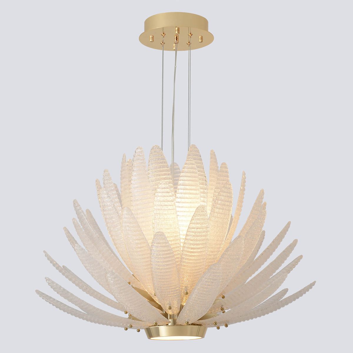 подвесная люстра crystal lux artichoke sp8+1 gold