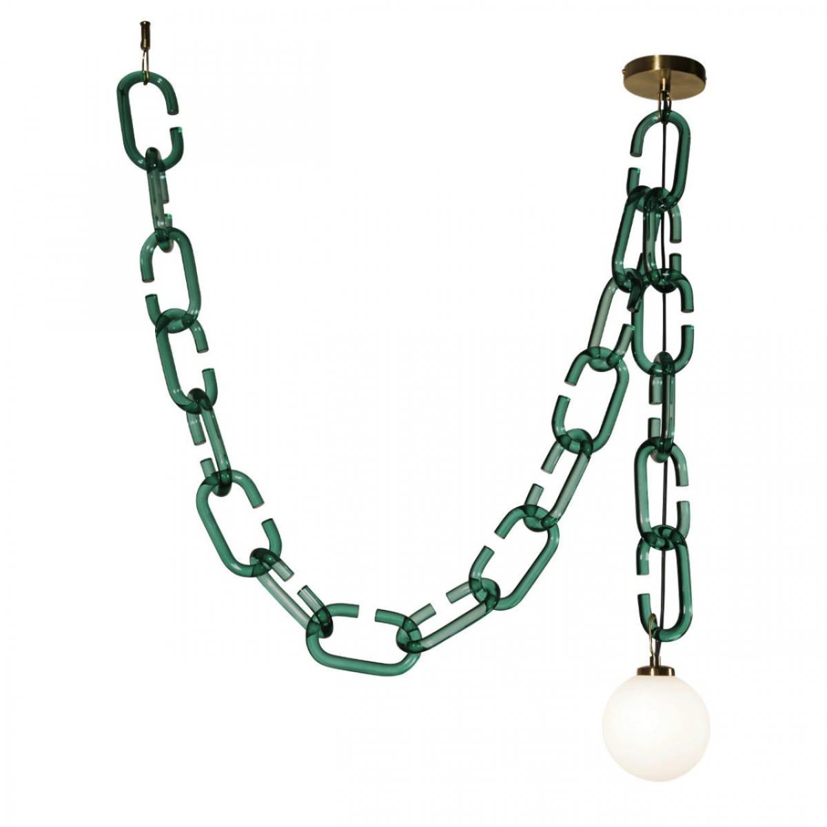 подвесной светильник loft it chain 10128c green