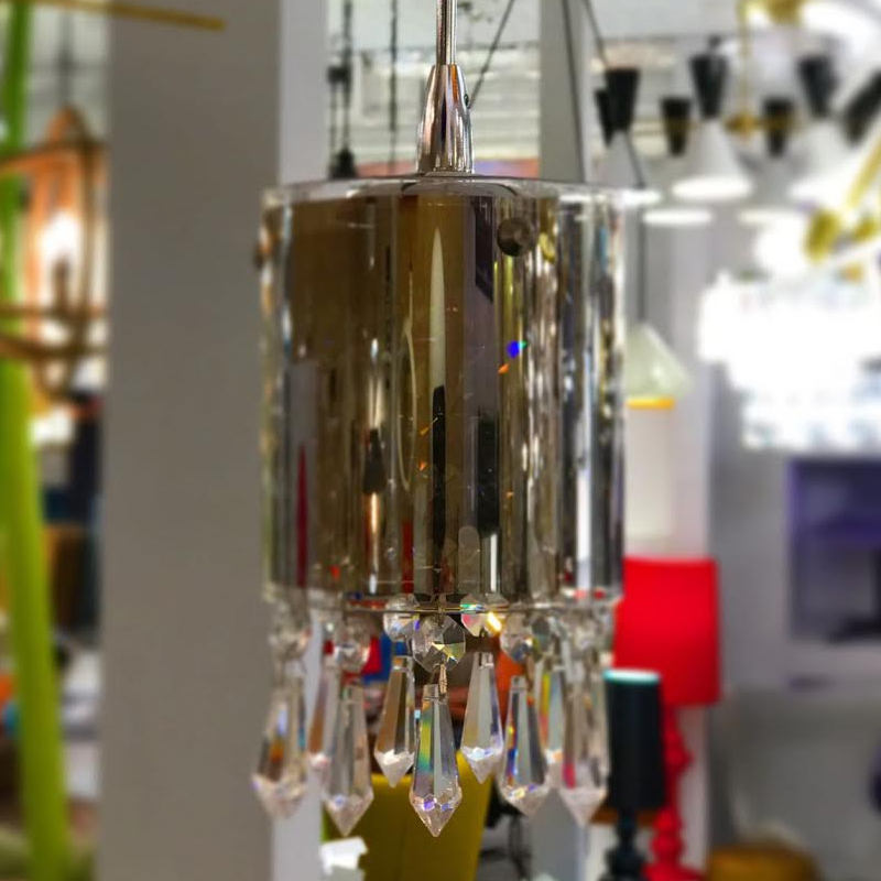 подвесной светильник crystal tube 6 delight collection