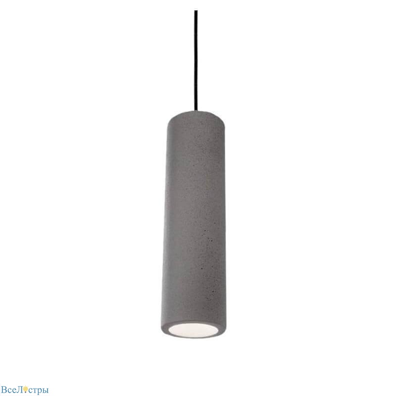 подвесной светильник ideal lux oak sp1 round cemento