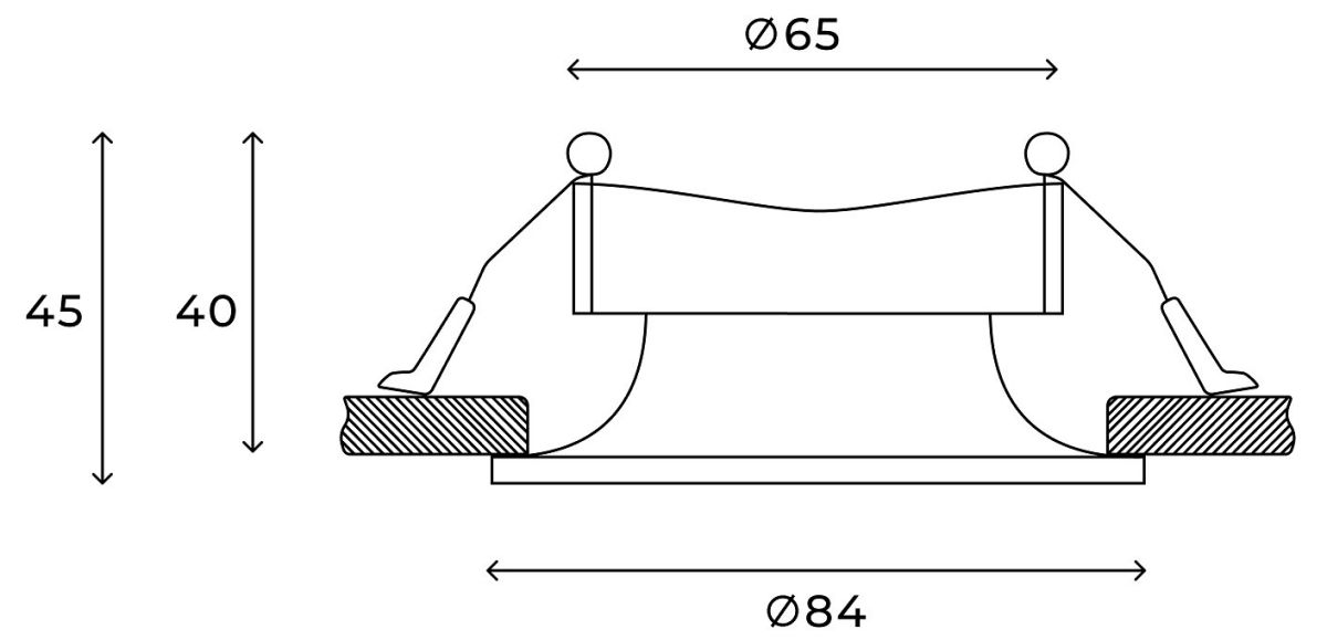встраиваемый светильник hesby lighting envision hsbl_0109