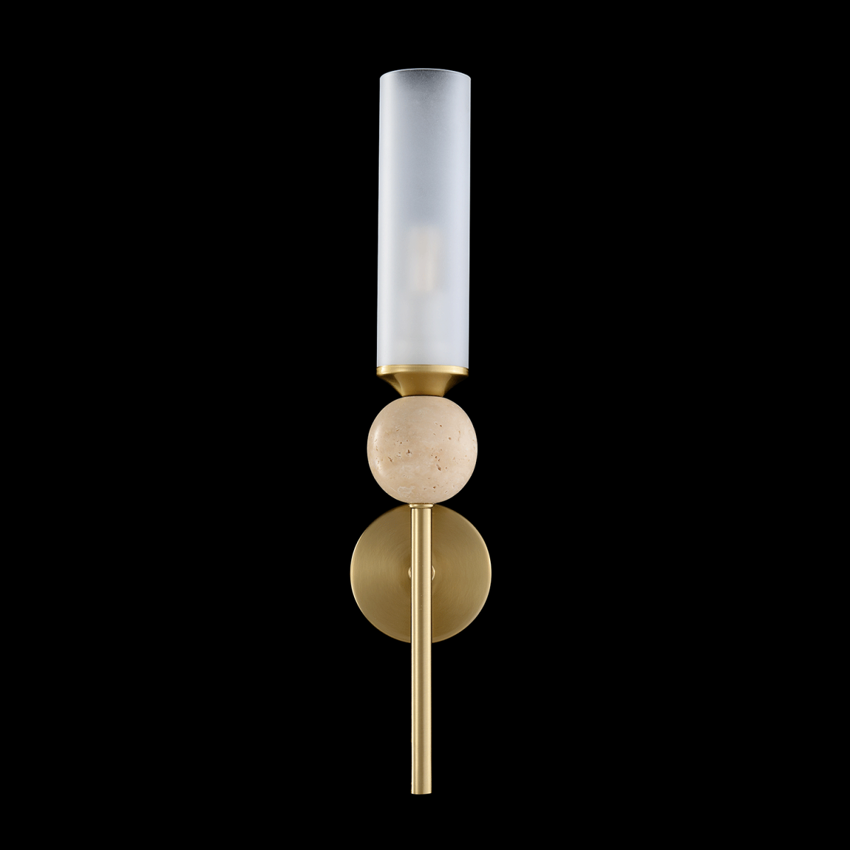 бра crystal lux simply ap1.1 brass