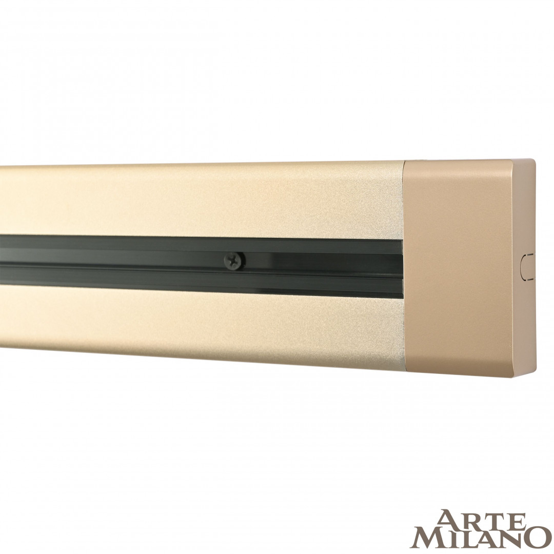 накладной шинопровод arte milano am-track-sockets 382301to/100 gold