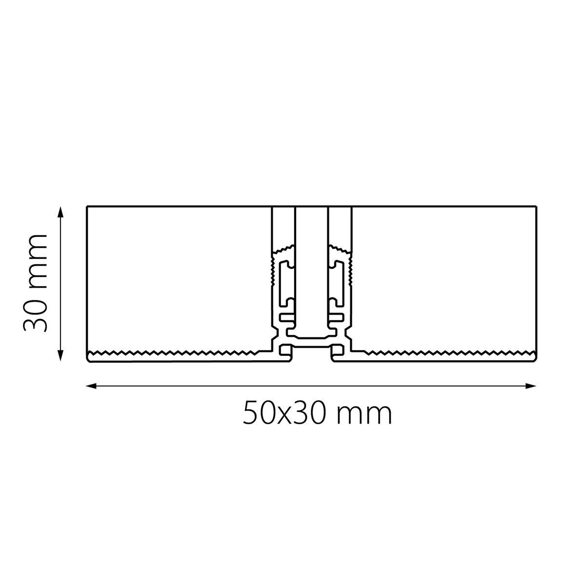 коннектор l-образный встраиваемый lightstar linea 506357