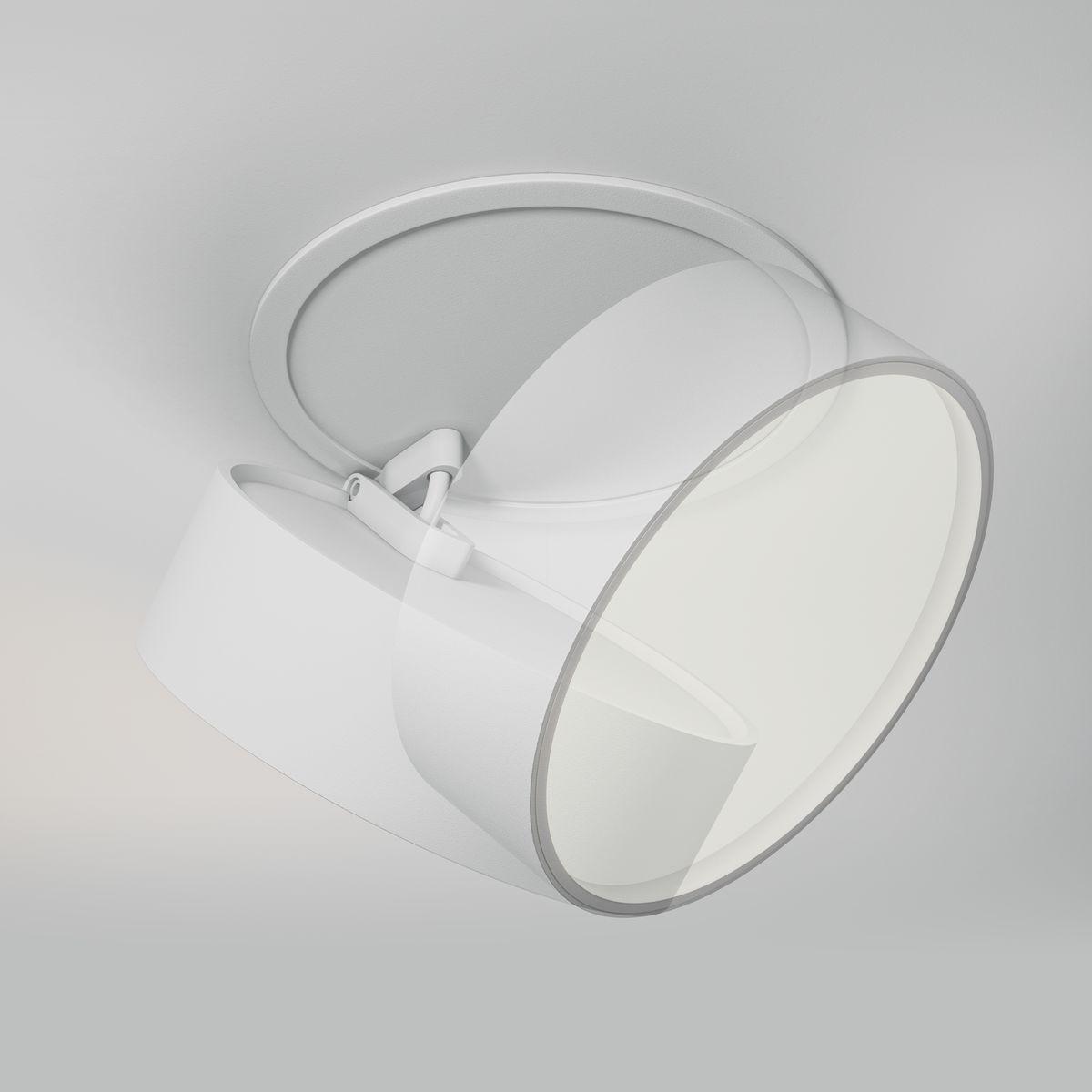 встраиваемый светодиодный спот maytoni technical onda dl024-18w4k-w