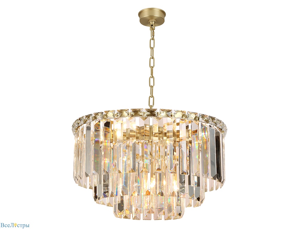 подвесная люстра newport michelle 8469+3/с brass м0070585