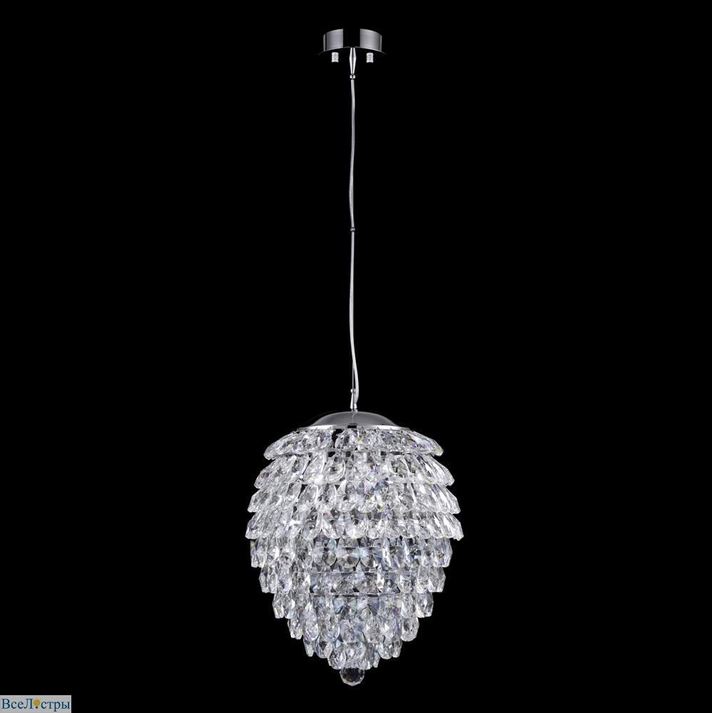 подвесной светильник crystal lux charme sp6 chrome/transparent