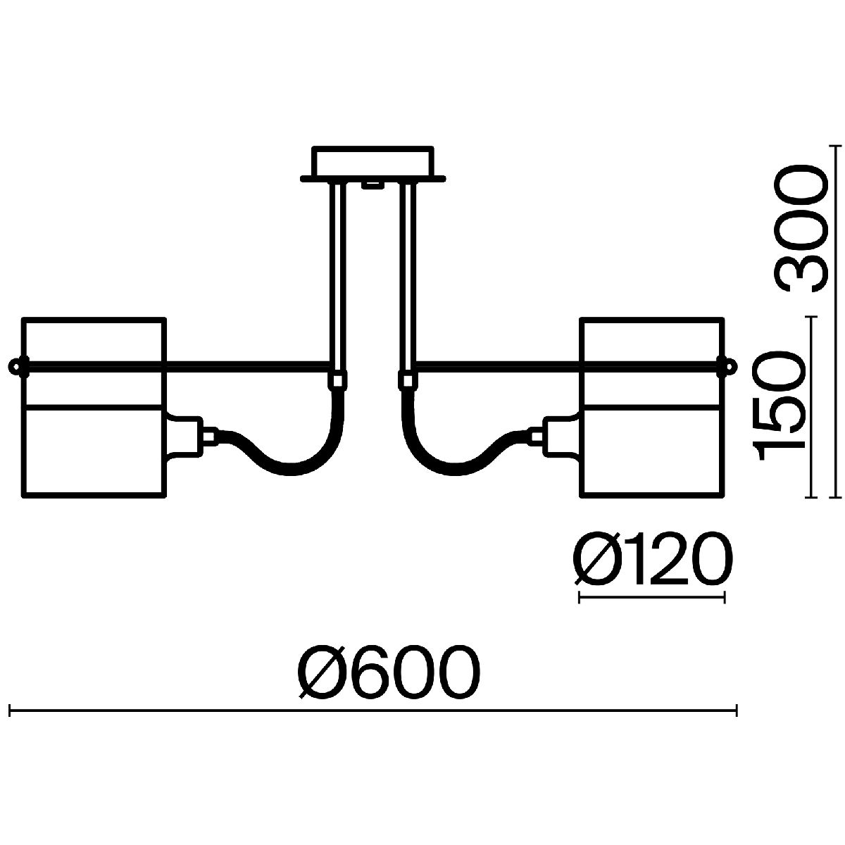 потолочная люстра freya ampera fr2023pl-05ch