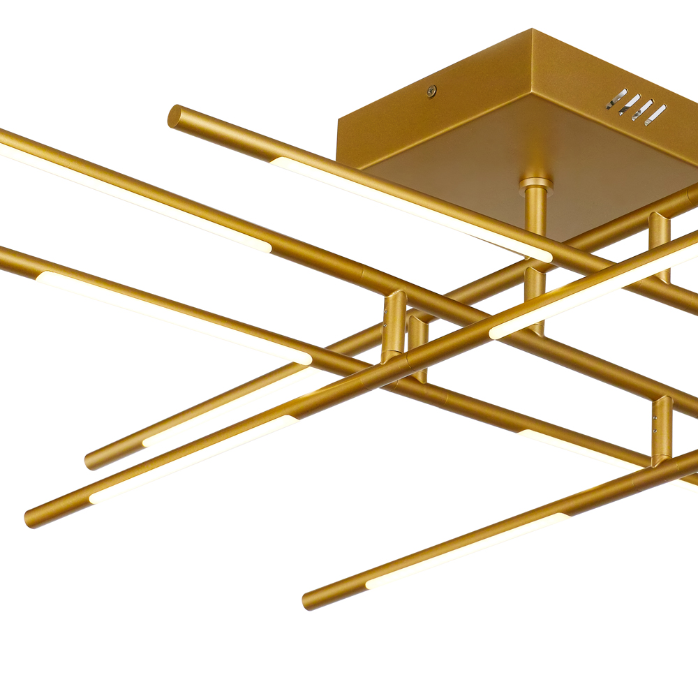 потолочная люстра delight collection tubular mx18001070-12a gold