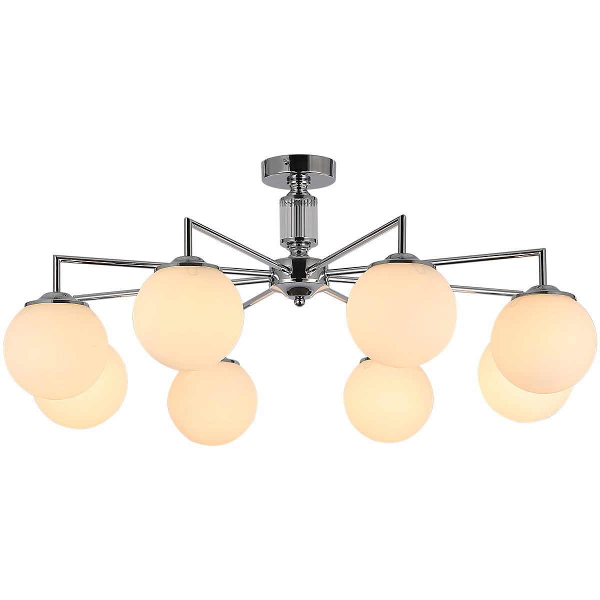 люстра на штанге illumico il0064-8c-79 cr