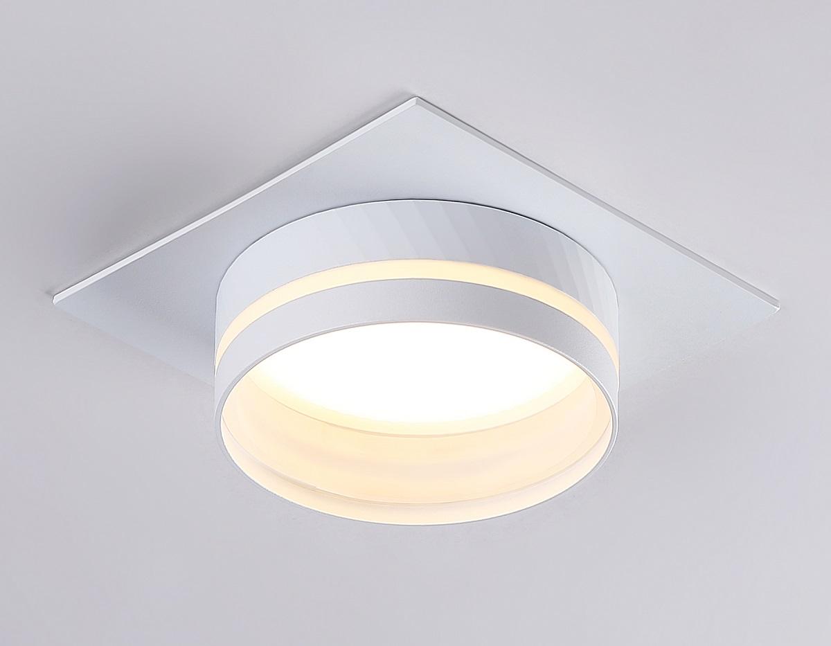 встраиваемый светильник ambrella light techno spot gx53 acrylic tech tn5221