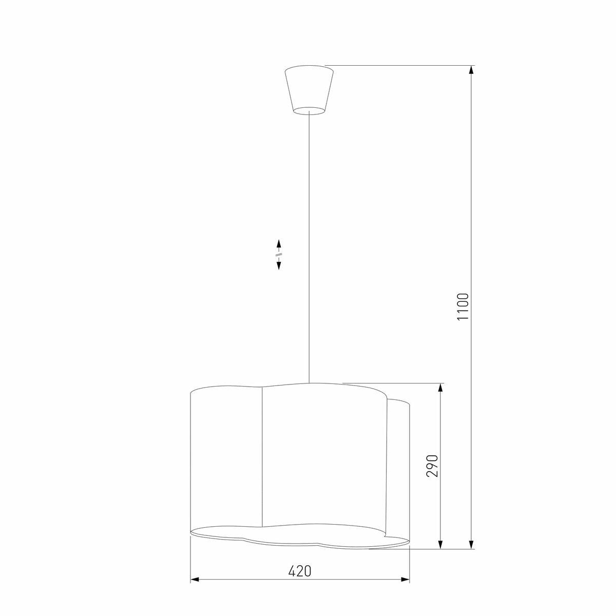 подвесной светильник tk lighting 3361 cloud