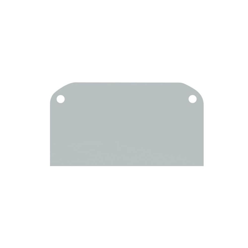 торцевая заглушка для профиля tr3050-al denkirs tr3052-al